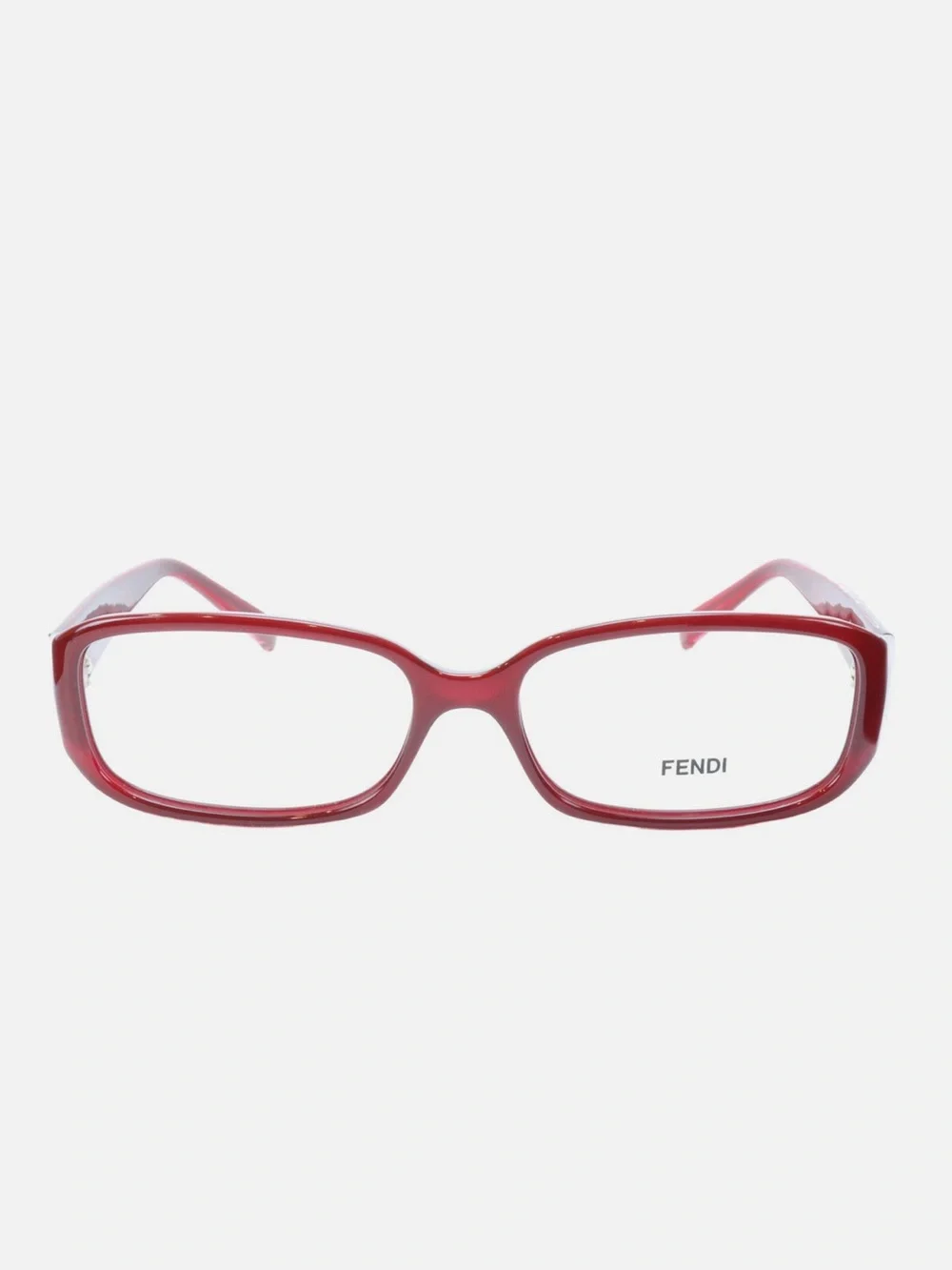 FENDI Eyeglasses Frame F983 (604) Women Acetate Red Italy Made 53-15-130,